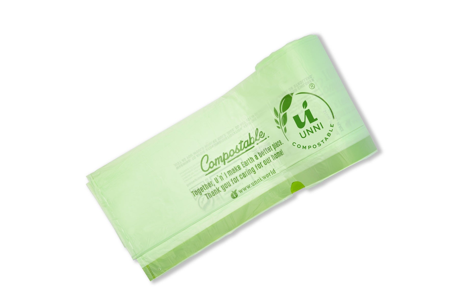13 Gallon, 49.2 Liter, Compostable Tall Kitchen Drawstring Bags
