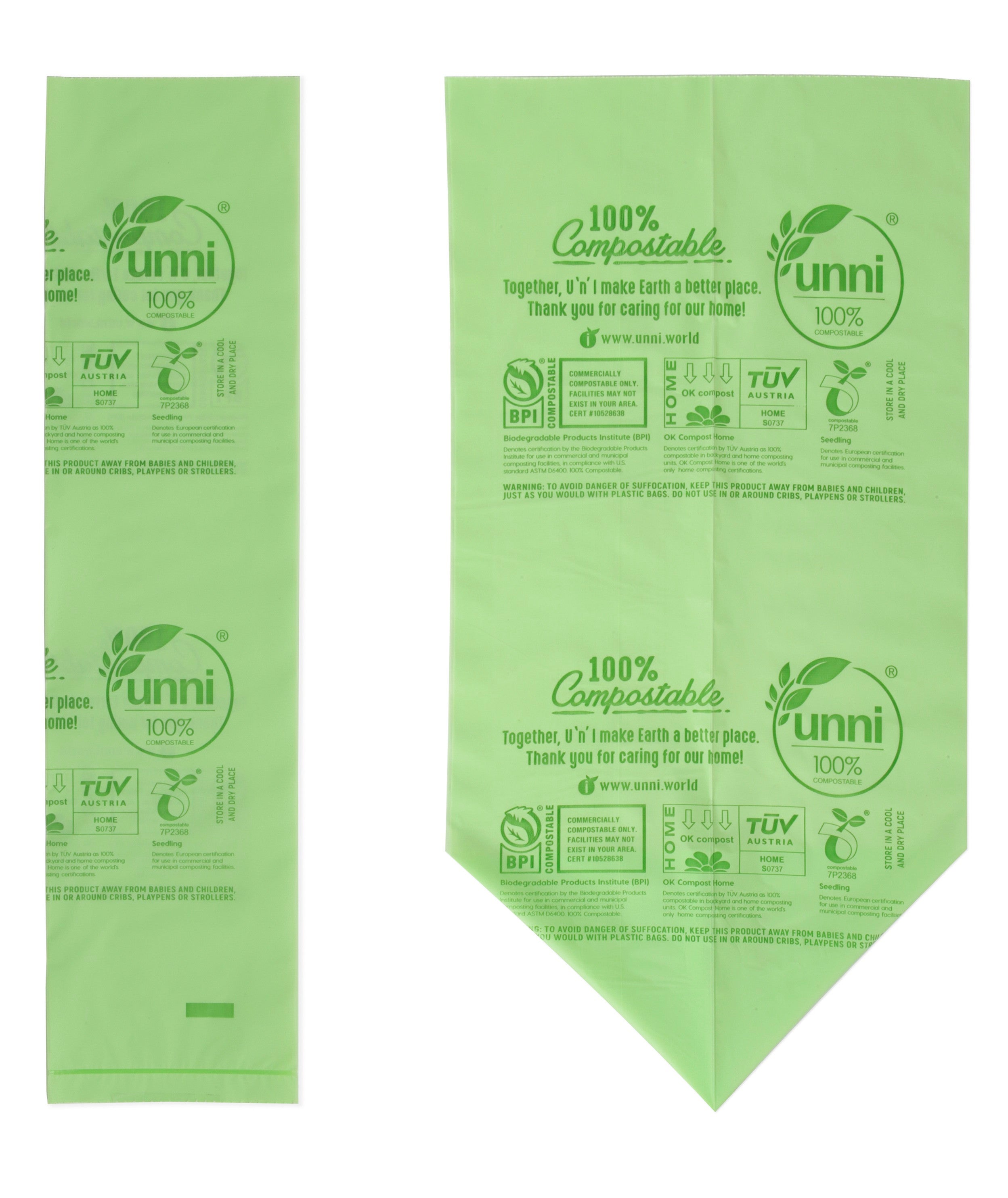 2.6 Gallon Compostable Small Food Scrap Bags
