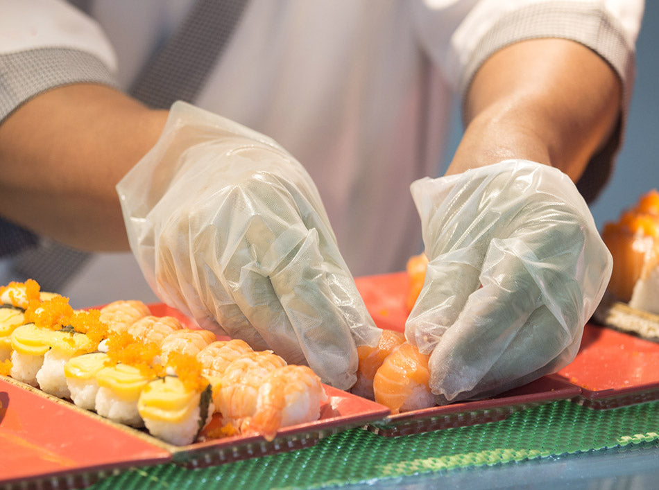 Compostable Food Prep Gloves,  Small