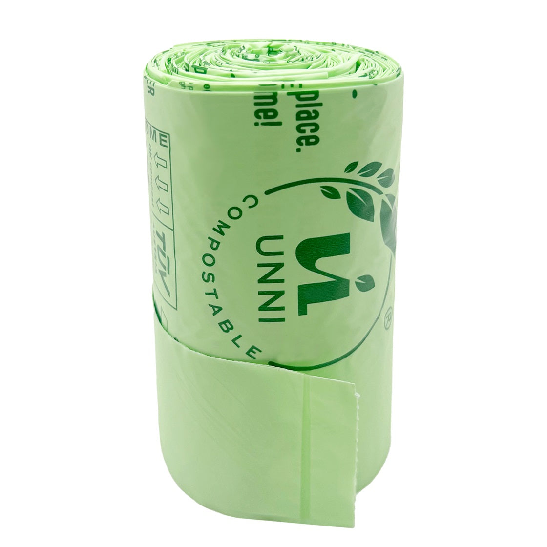 8 Gallon, 30 Liter, Compostable Bags with Handles