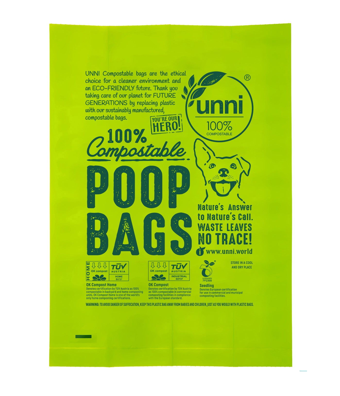 Dog Waste Poop Bags, 120 Count, 8 Refill Rolls