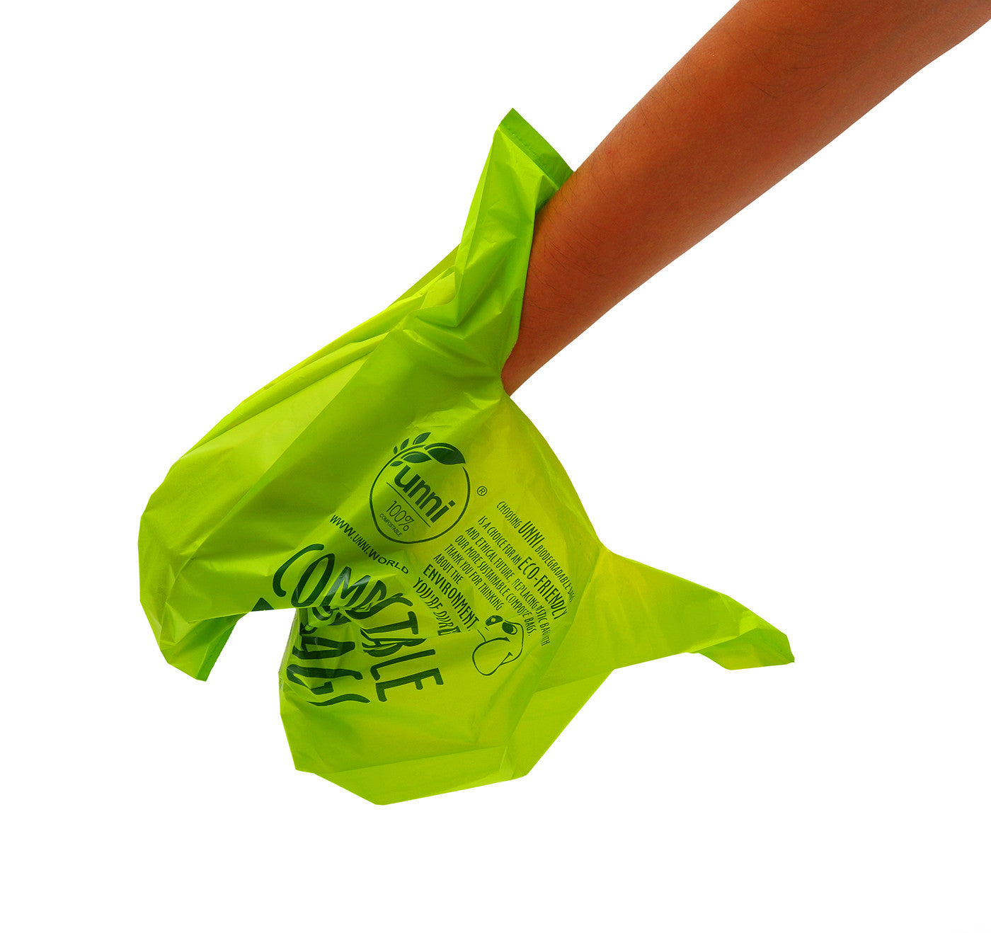 Dog Waste Poop Bags with Easy-tie Handles