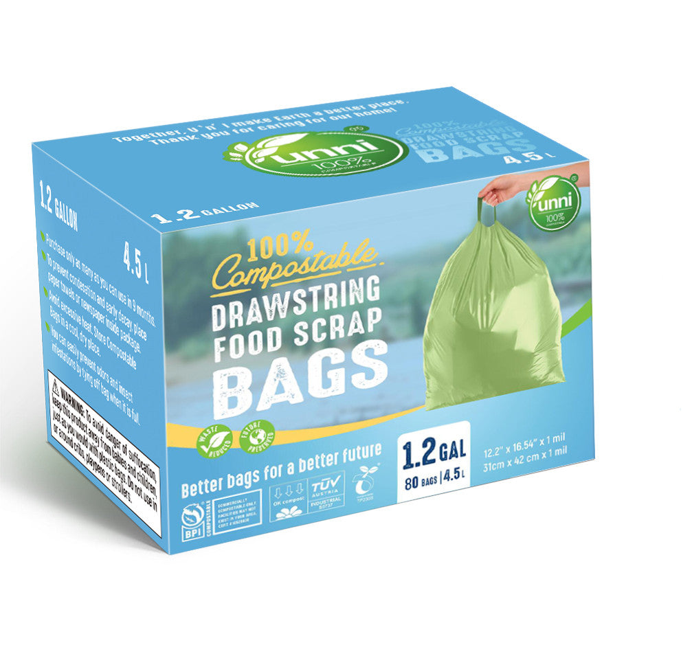 1.2 Gallon Clear Garbage Bags, Aijoso Small Trash Bags 4.5-Liter